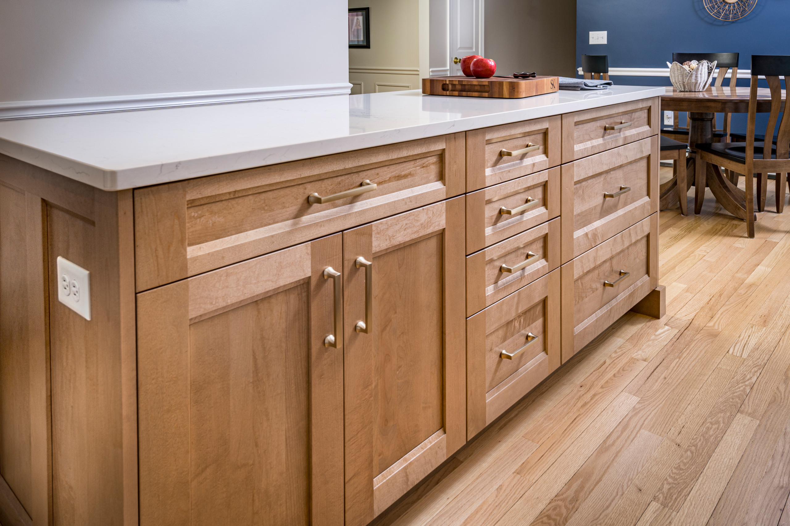 Warm White & Wood Kitchen Remodel Harrisburg, PA