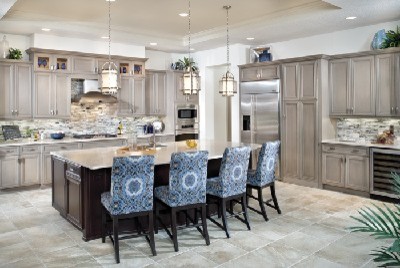 Inspiration for a contemporary kitchen in Jacksonville.