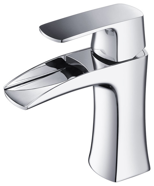 Fresca Fortore Single Hole Bathroom Vanity Faucet Chrome Fortore Single Hole Bathroom Vanity Faucet Chrome Contemporary Sink Faucets