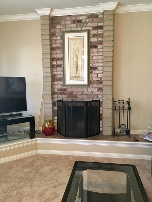 Paint Fireplace The Same Color As Wall Or Trim