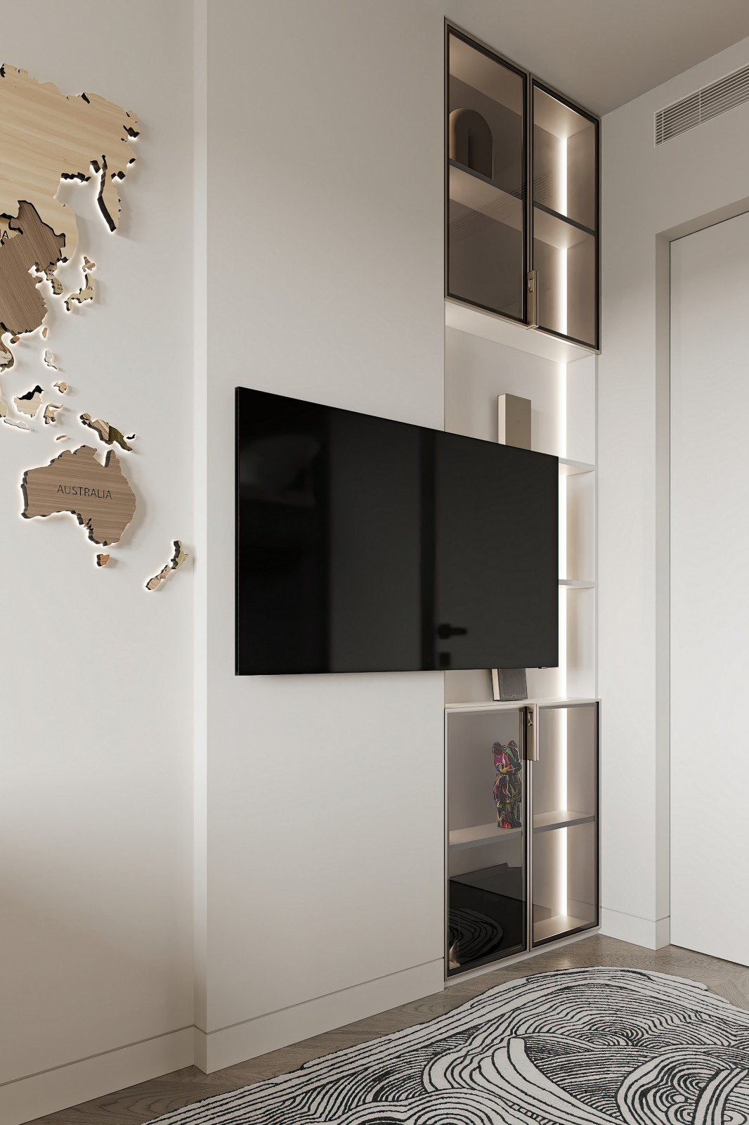 Дизайн и ремонт квартиры в ЖК Большая семерка - Сочный синий