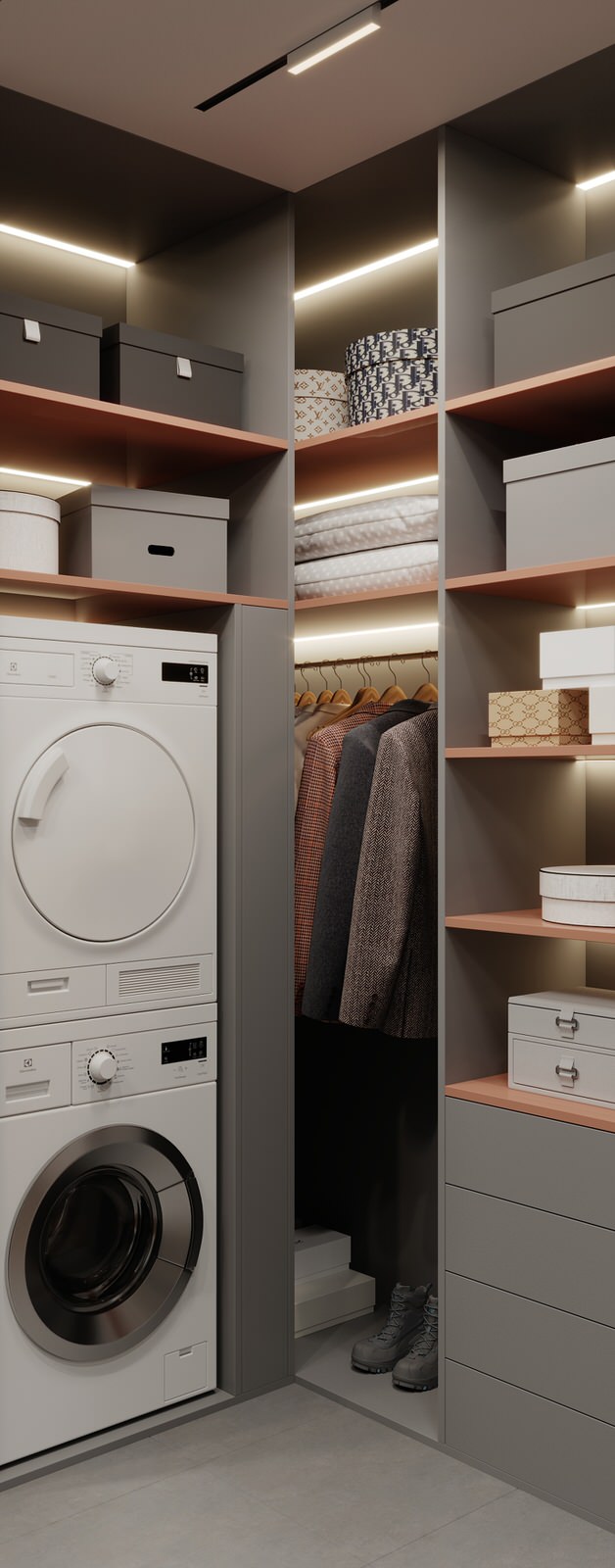 Дизайн интерьера 1к квартиры в ЖК Зиларт