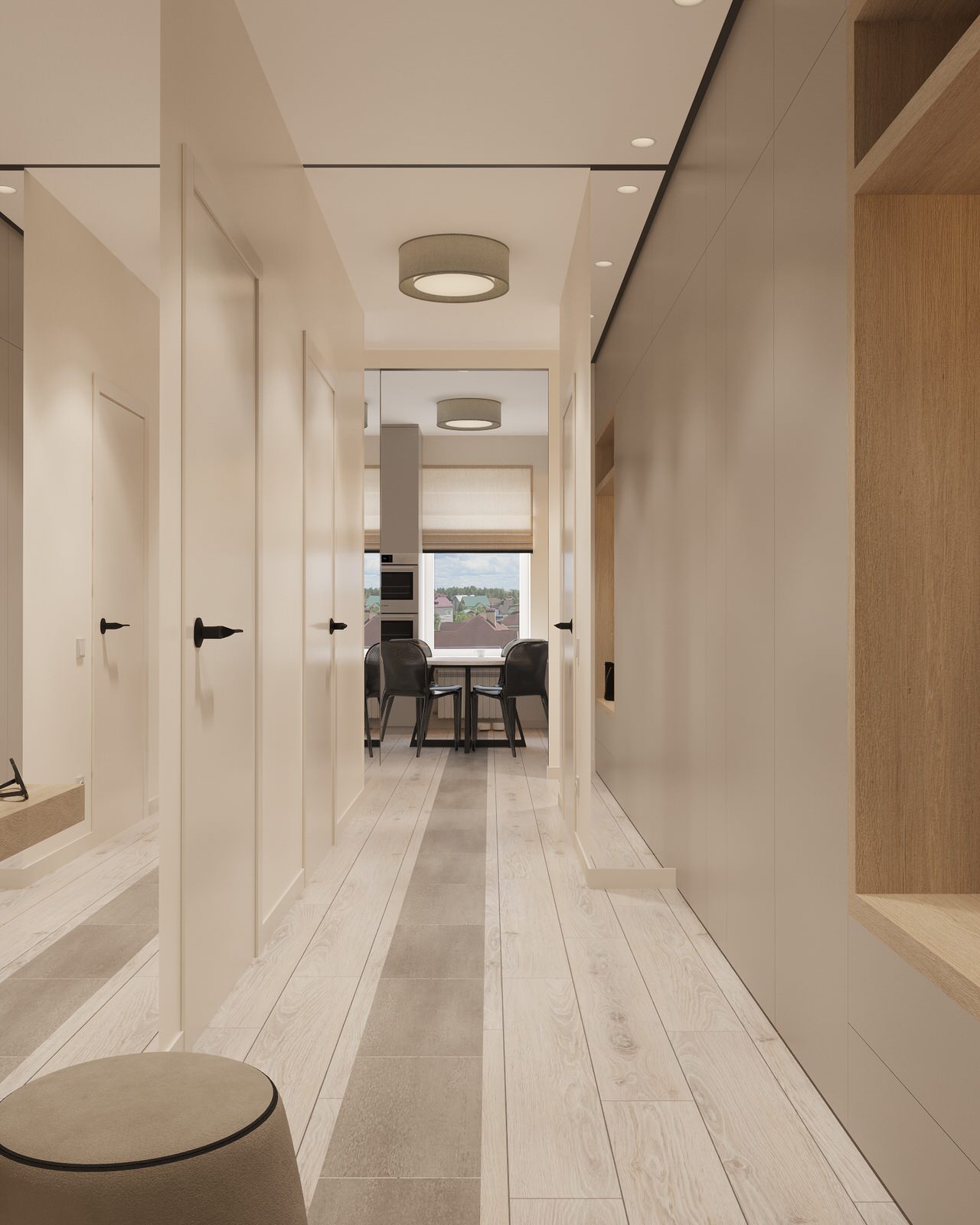 Проект квартиры, площадью 88 кв. м в п. Ганино