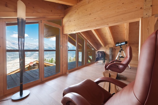 Swiss Chalet Project contemporary-vardagsrum