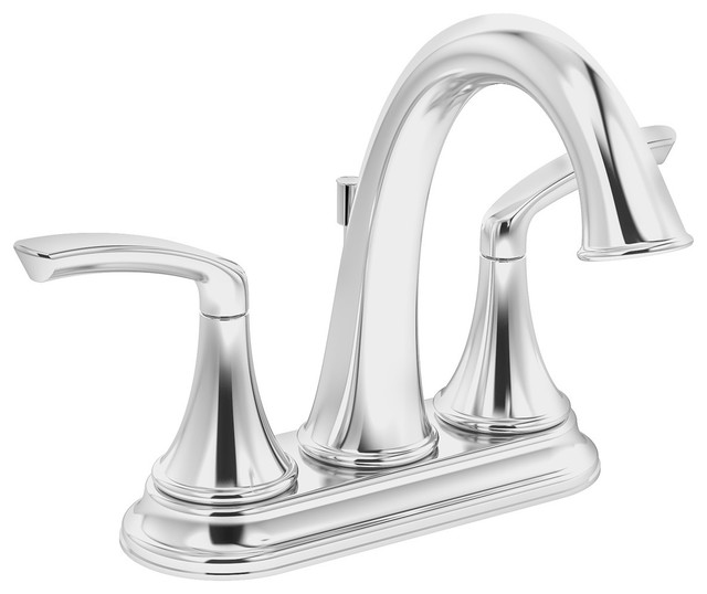 Symmons SLC-5512-1.5 Elm Centerset Bathroom Faucet - Includes Metal Drain Assem