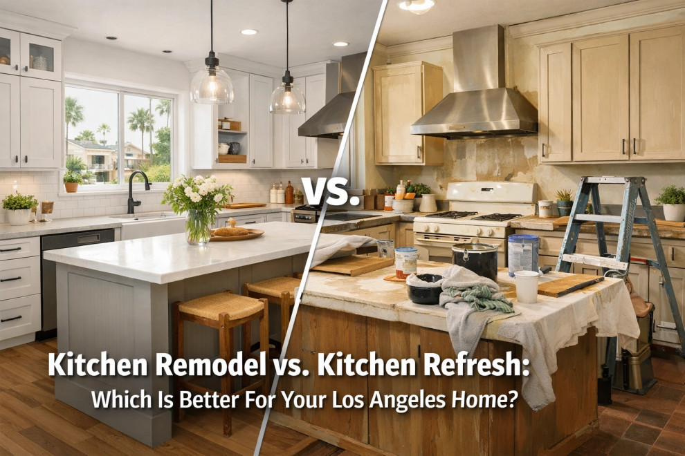 Kitchen remodel vs kitchen refresh
