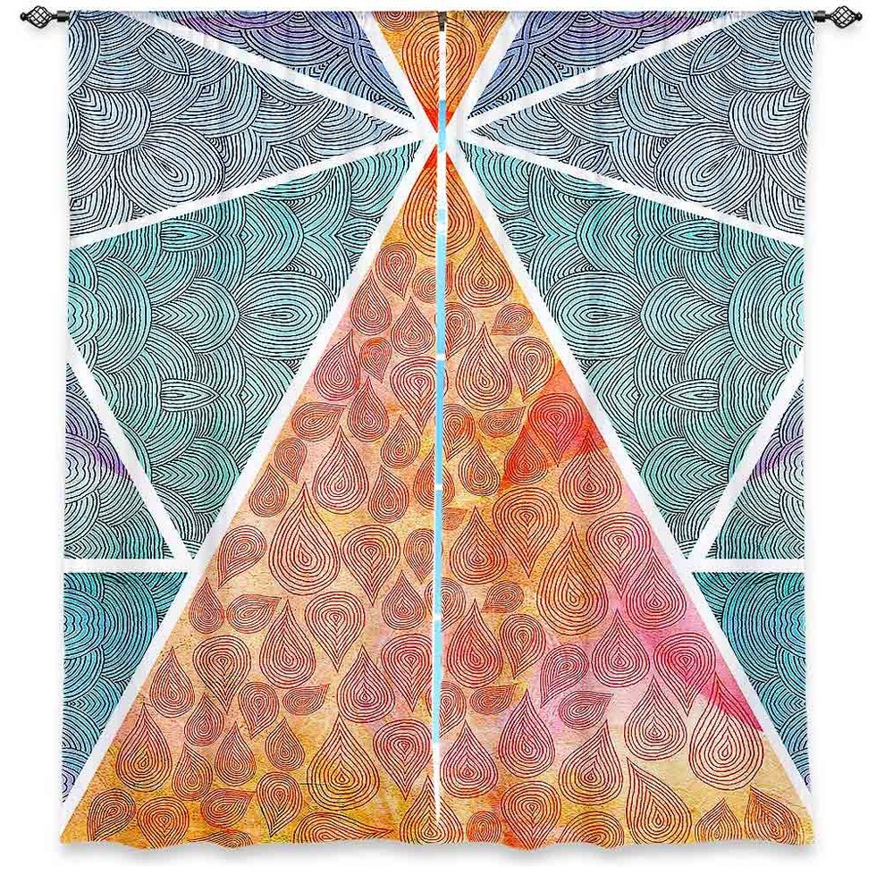Window Curtains Lined by Pom Graphic Design Pyramid