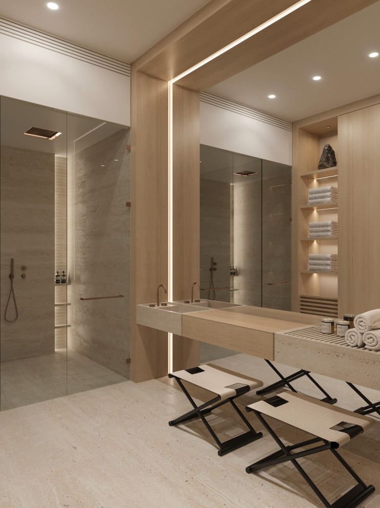 Интерьер СПА-2 в частной резиденции.