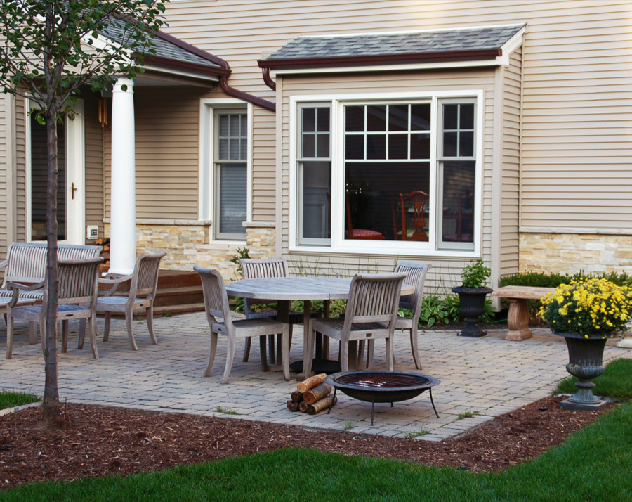 Earth Toned Patio Backyard Traditional Patio Philadelphia by Realstone Systems