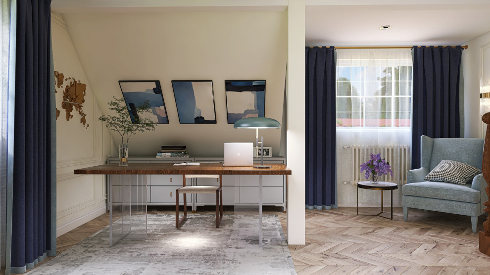 Квартира в немецком дом е в неоклассическом стиле