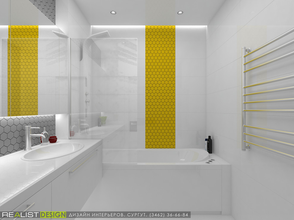 Дизайн ванной комнаты. Сургут. Возрождение. 2018