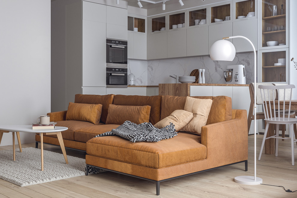 Интерьер квартиры для молодой пары в ЖК Загородный Квартал