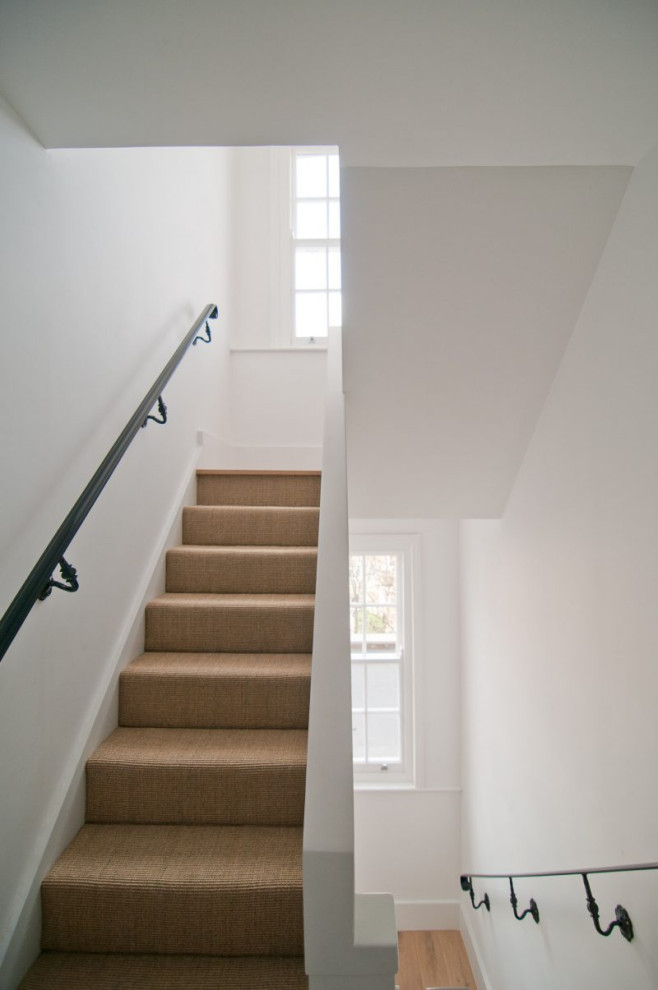 Victorian staircase in London.