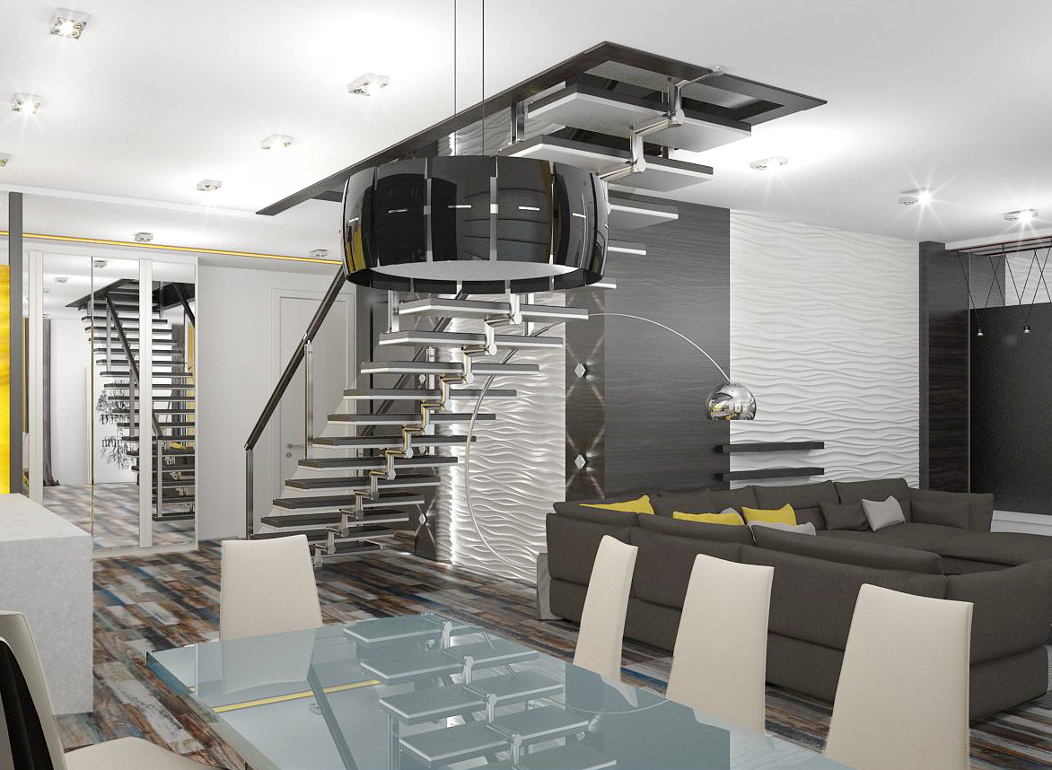 Квартира в современном стиле 260м.кв.