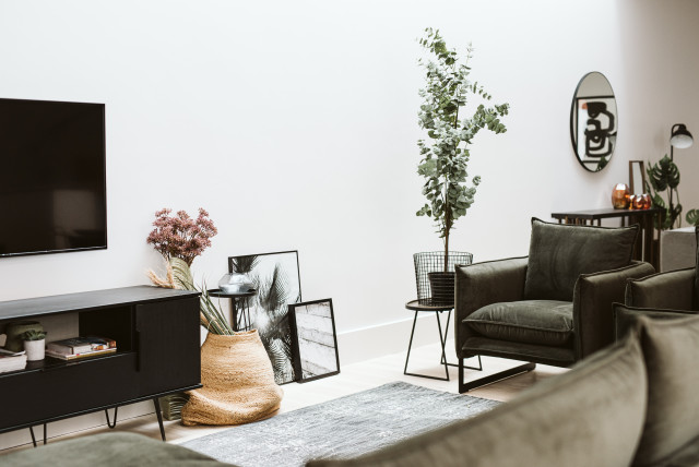Islington Square Maisonette Showhome contemporary-living-room