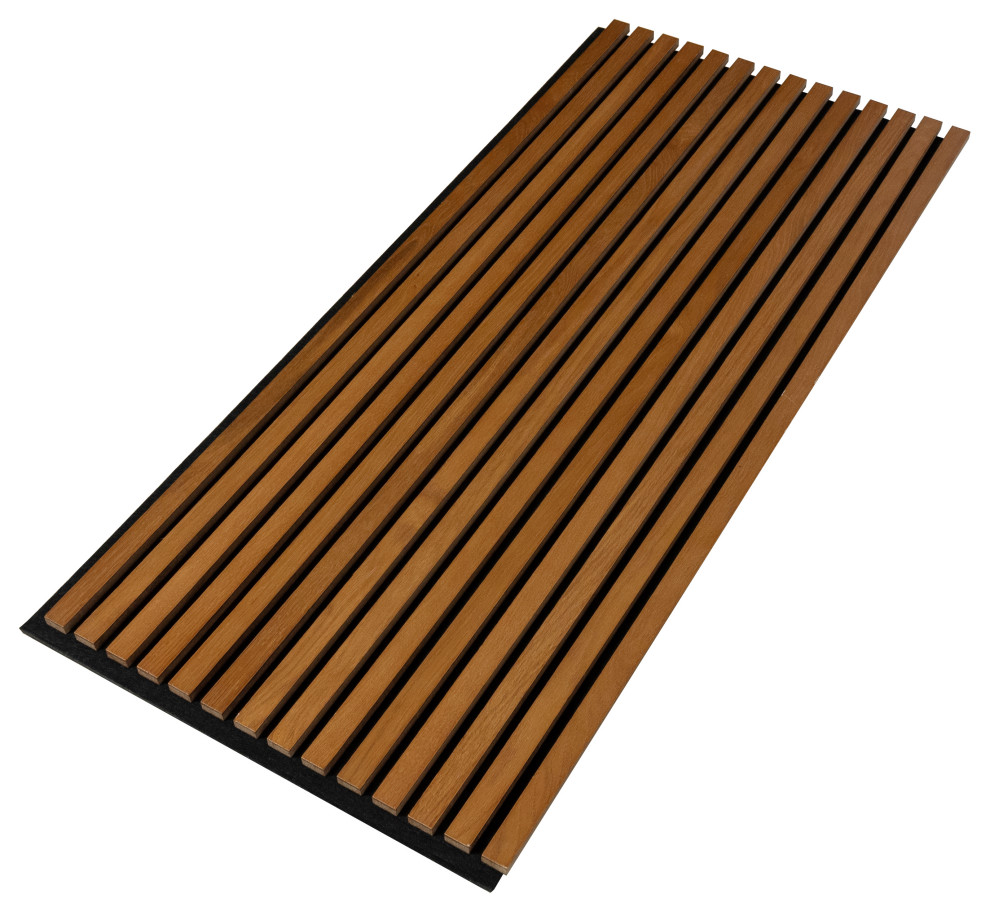 Acoustic Wood Panels, Set of 2 Slat Wall Panels Montevideo