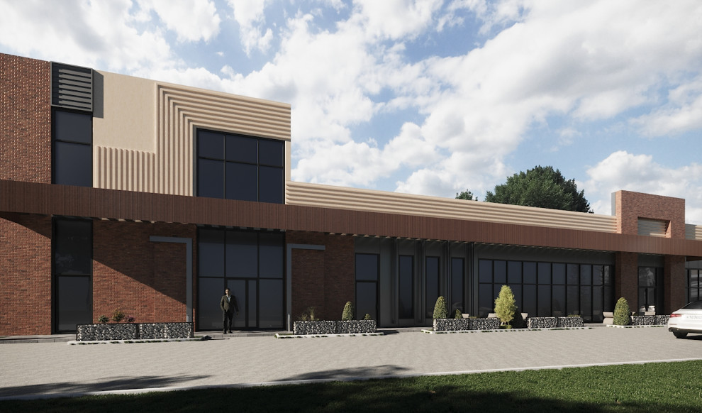 Эскиз Административного здания г. Краснодар