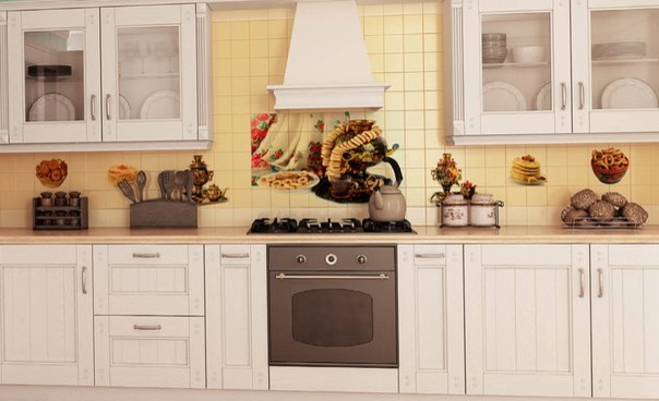 Фотоплитка в дизайне квартиры и загородного дома.