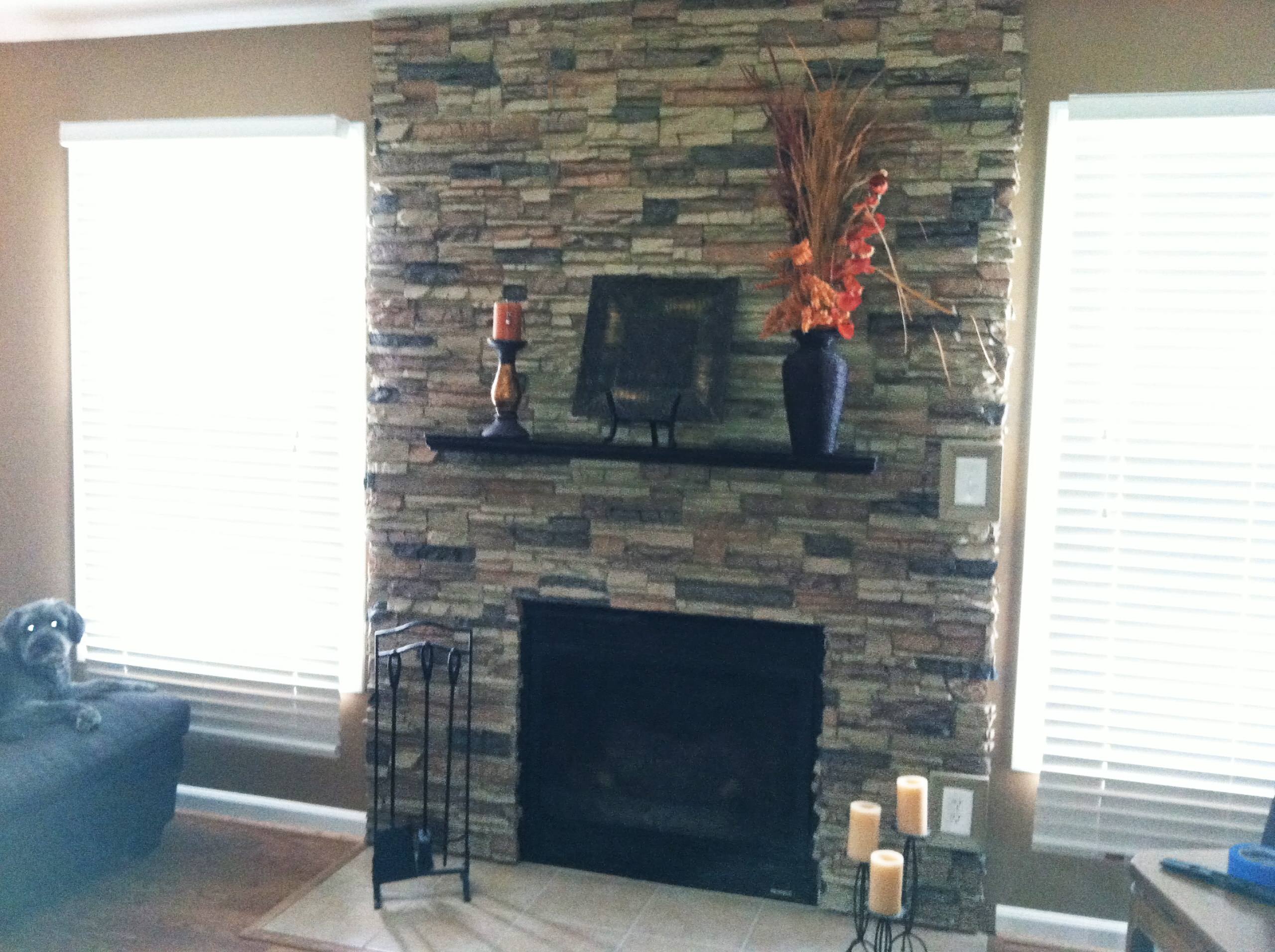 Faux Stone Wall Houzz