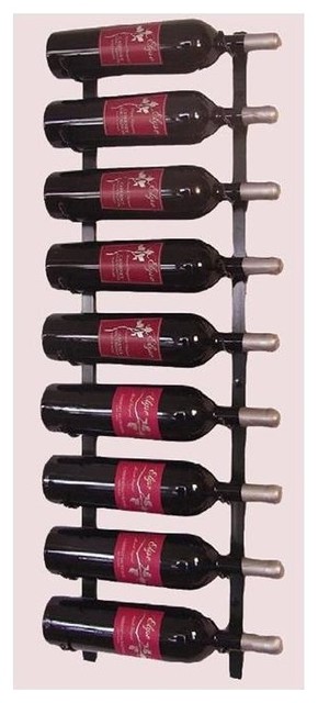 9 Magnum Bottle Wall Mounted Wine Rack