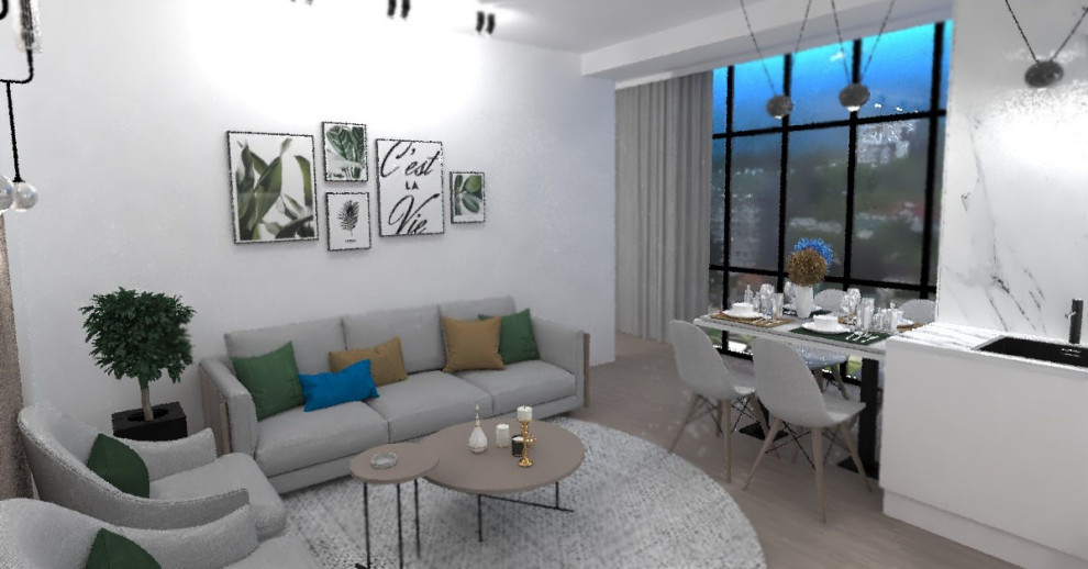 3 вариант квартиры в Сочи изолированный