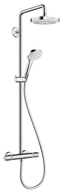 Hansgrohe 27257 Croma Select E Thermostatic Showerpipe 180 2-Jet - Chrome