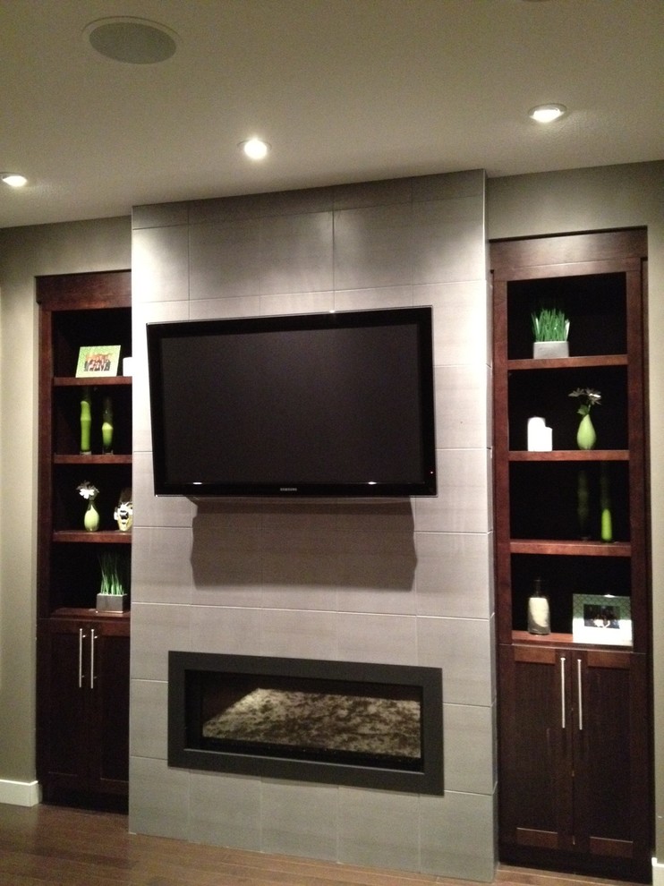 Photo of a contemporary family room in Other.