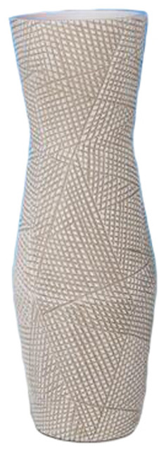 Ultra-Modern decorative Resin Vase, White - Contemporary - Vases - by ...