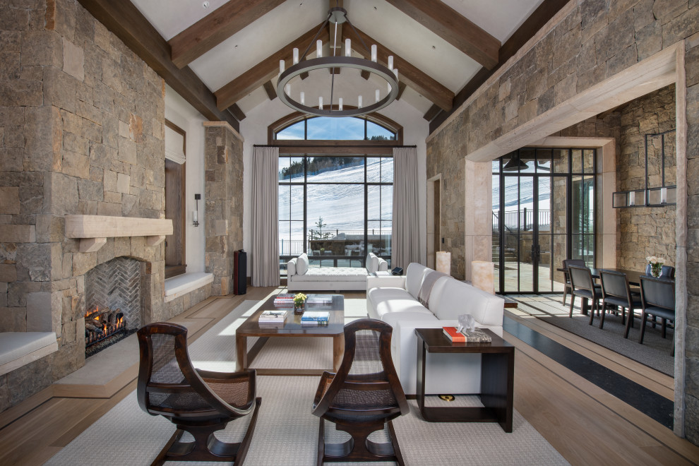 Example of a classic living room design in Denver