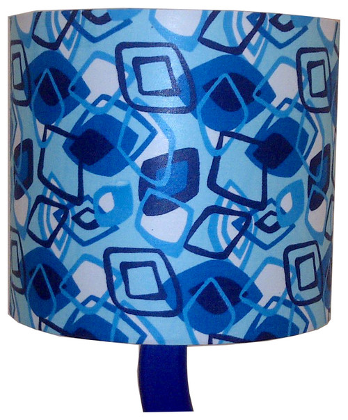 Blue Diamonds Lampshade by Detola & Geek Blue Diamonds Lampshade by Detola & Geek
