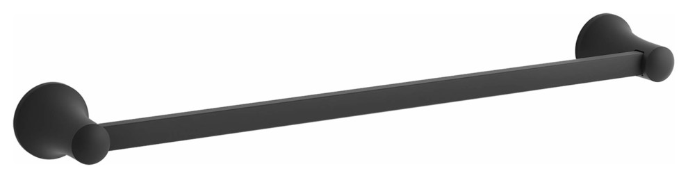 Kohler K-21952 Tempered 18" Towel Bar - Black