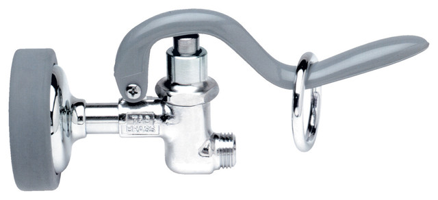 T and S Brass B-0107 1.42 GPM Flow Control Spray Valve with Gray Rubber Bumper