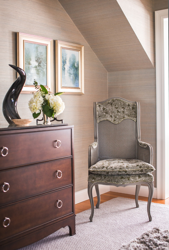 Inspiration for a transitional home design remodel in Boston