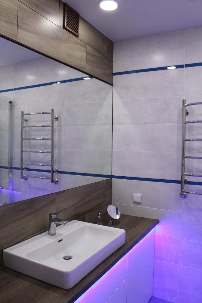 Современная квартира с аутентичными элементами.