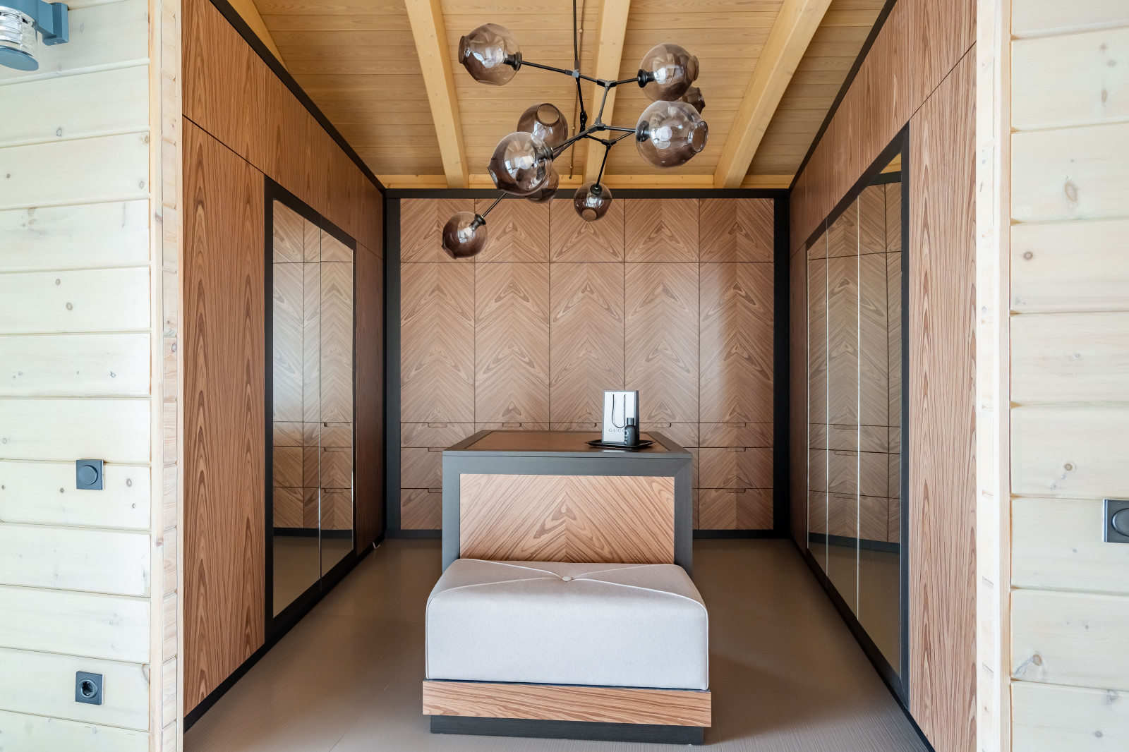 Гардеробная шпон