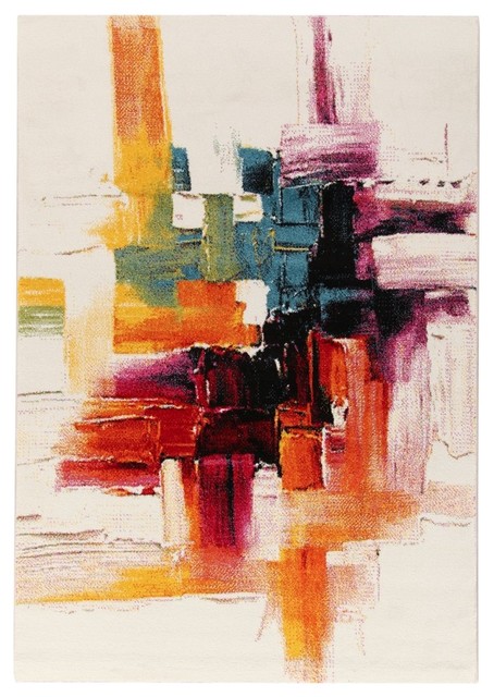 Gallery Brushstroke Floor Rug, 135x190 cm