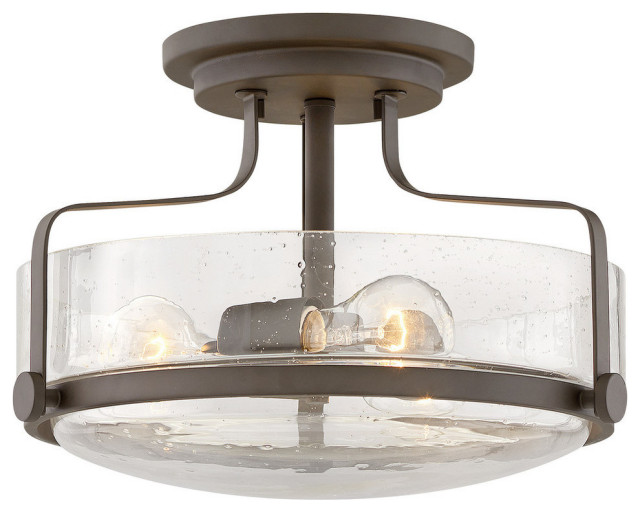 Hinkley Harper Foyer Semi Flush Mount Transitional Outdoor Hinkley Harper Foyer Semi Flush Mount