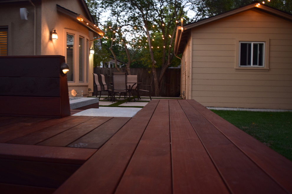 IPE Deck and Seating area