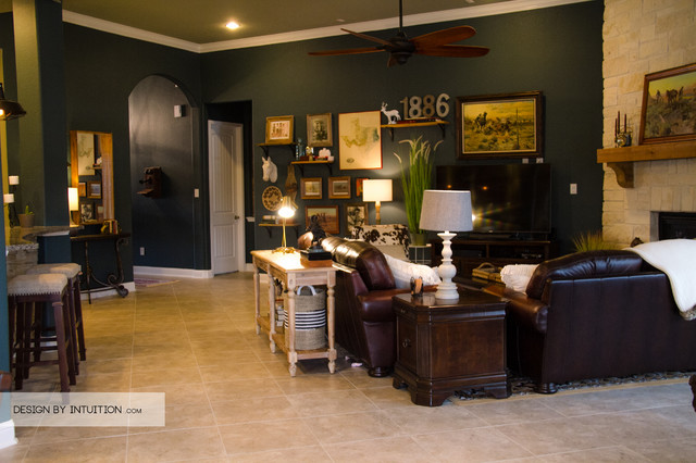Rustic and Relaxed rustic-living-room
