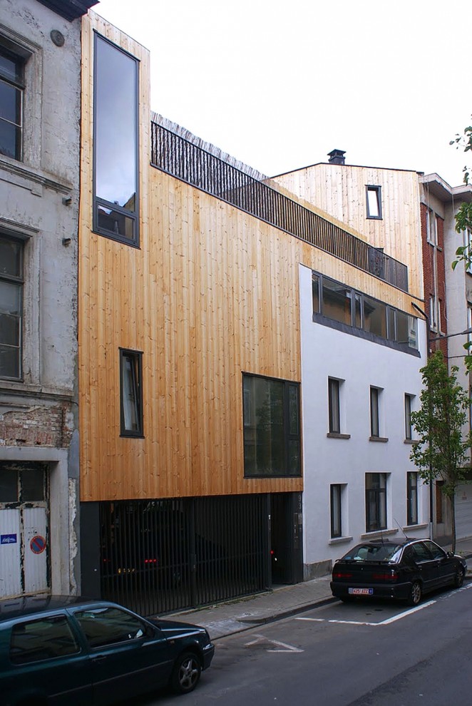 Inspiration for a contemporary exterior in Brussels.