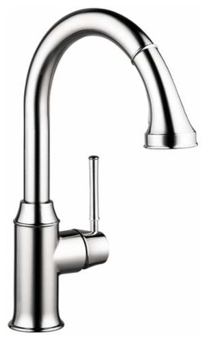 Talis C Single-Handle Pull-Down Sprayer Kitchen Faucet in Chrome