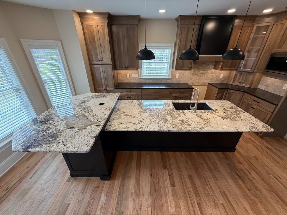 Transitional Hickory Kitchen Remodel
