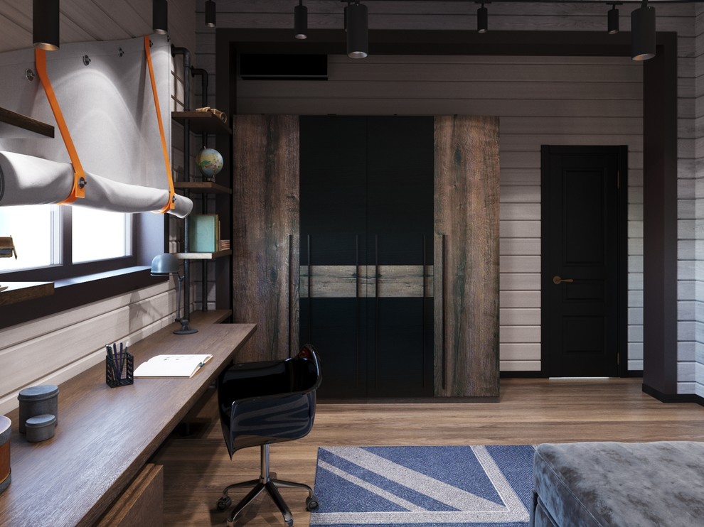 Интерьер жилого дома из клееного бруса  г. Владивосток