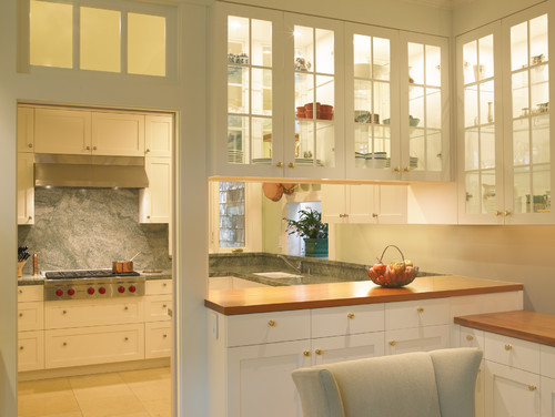 How To Utilize Glass Front Cabinets In Your Kitchen