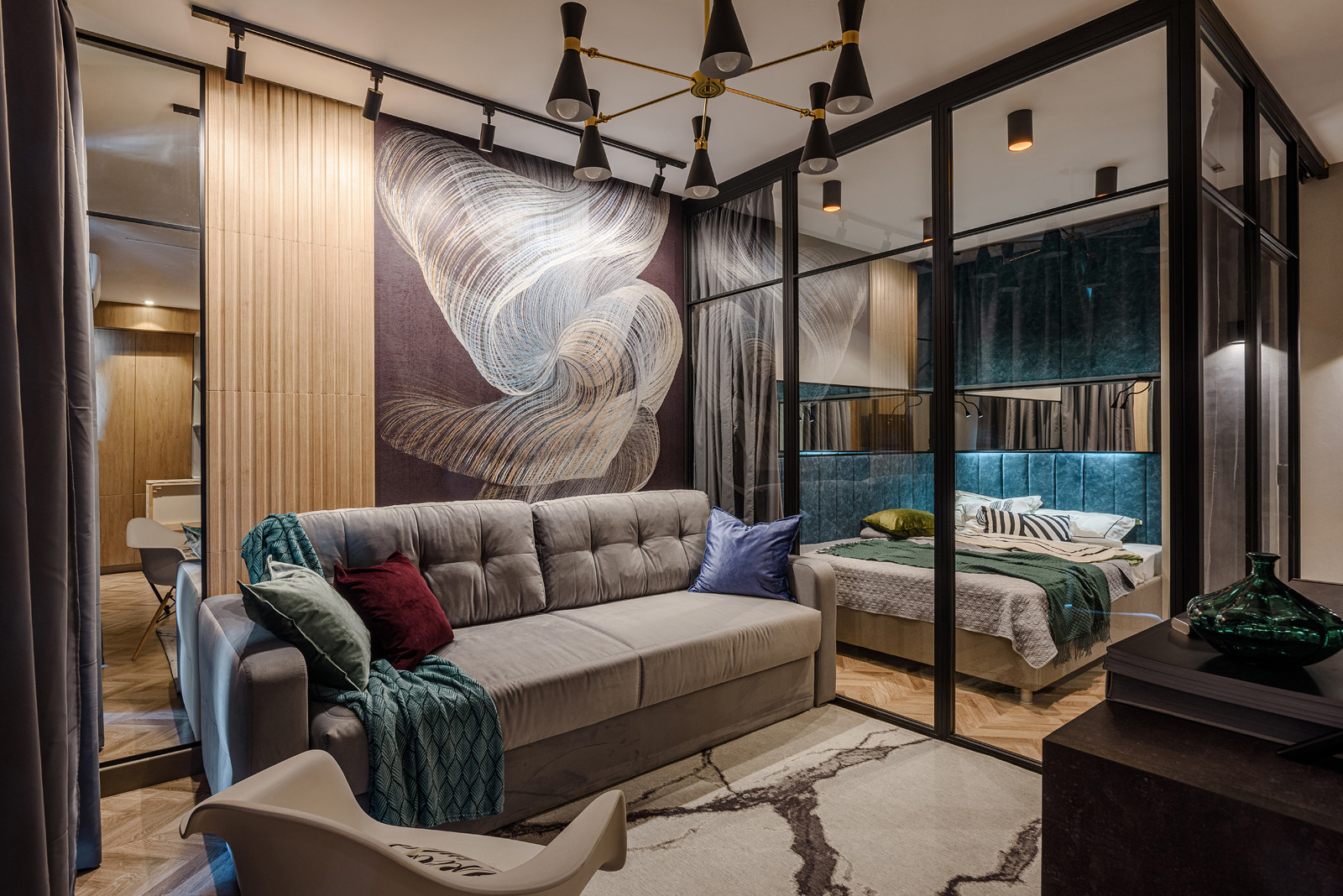 Интерьер однокомнатной квартиры в г.Астрахань