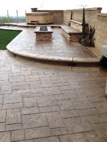 Stamped concrete