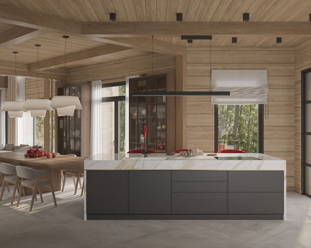 Загородный дом из клееного бруса