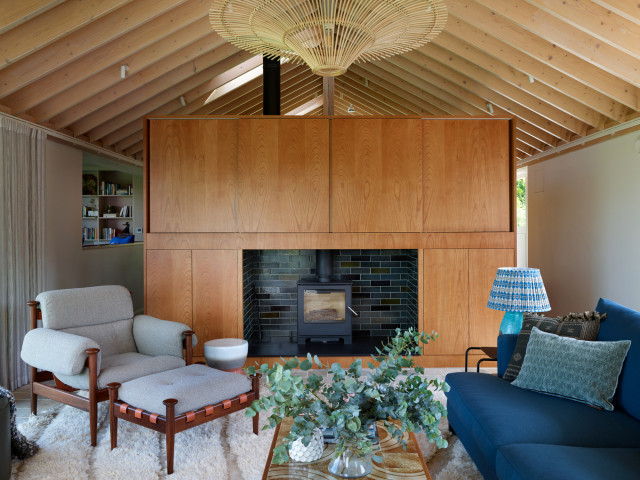 Cosy and Modern Barn lantlig-vardagsrum
