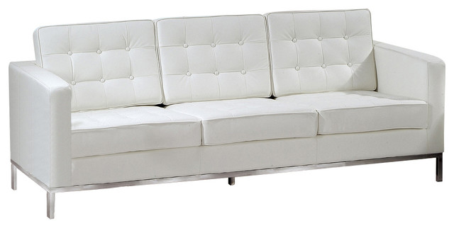 Silvania White Sofa