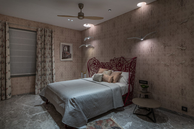Krinns Villa contemporaneo-camera-da-letto